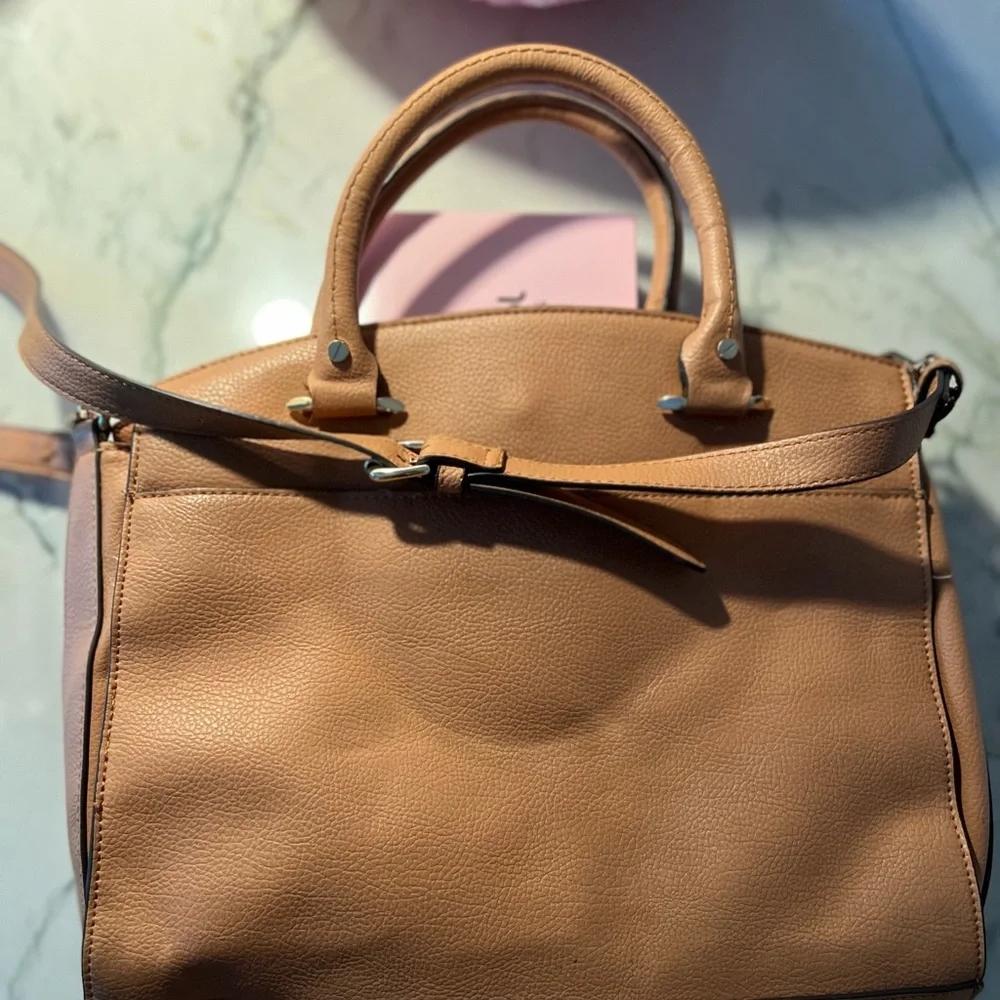 Jennifer Lopez Tan/brown Satchel/purse Studded